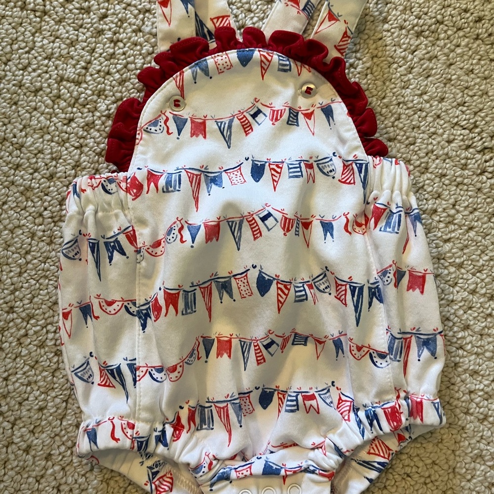 The Proper Peony Grand Ole Flag Bubble